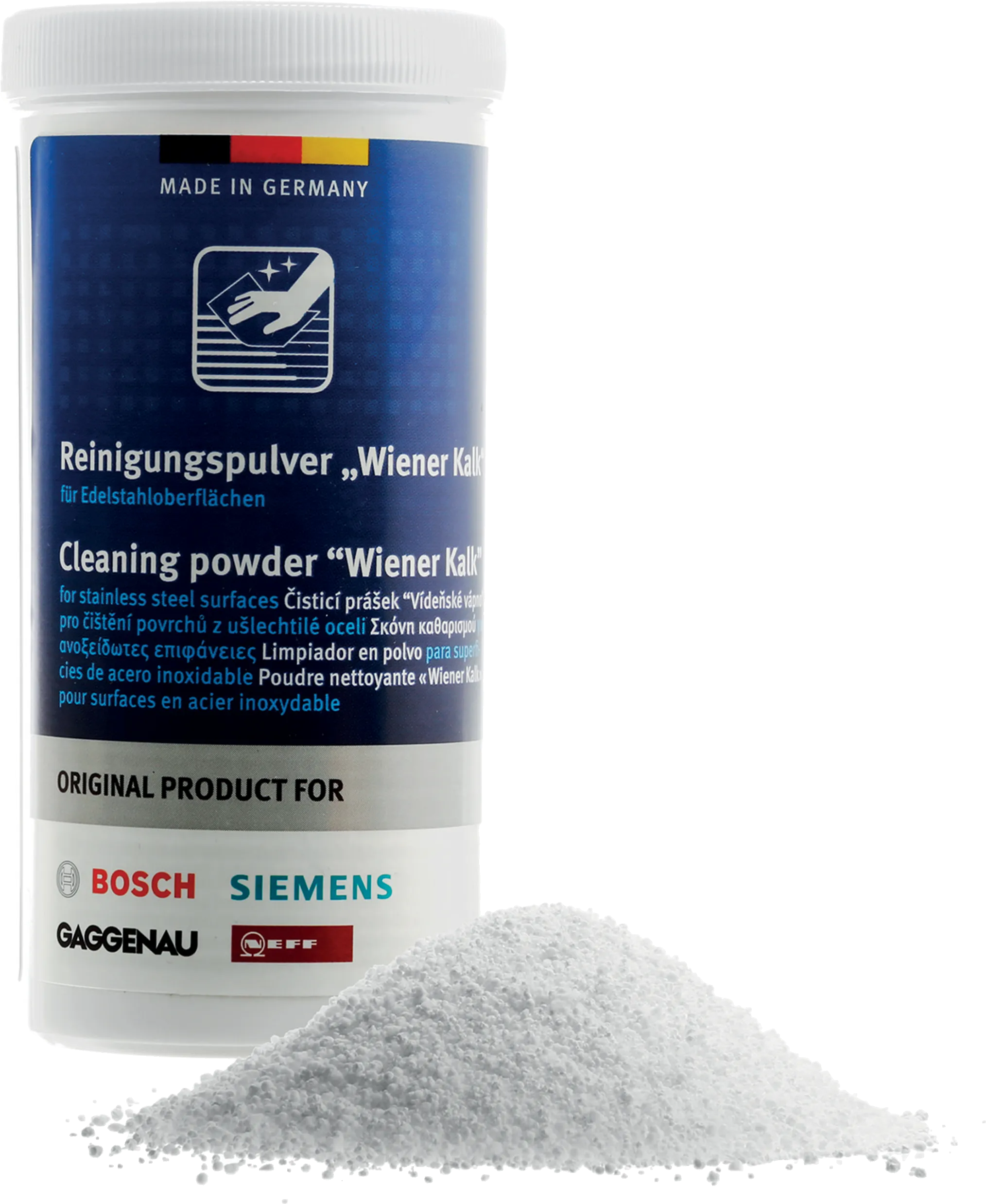 Cleaning Powder for Stainless Steel Surfaces