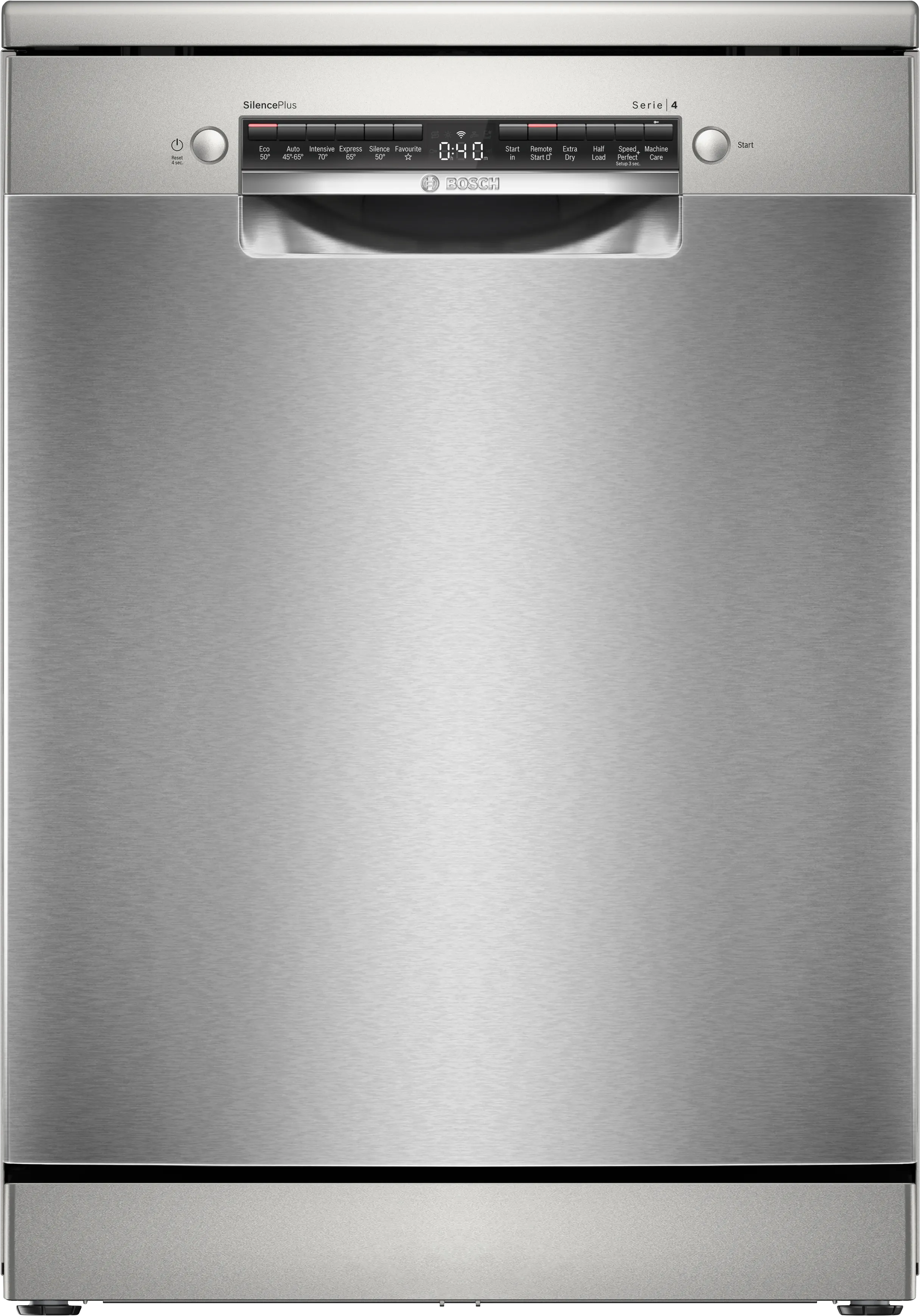 Series 4 Free-standing dishwasher 60 cm Brushed steel anti-fingerprint